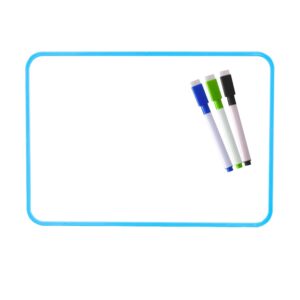 Magnetic Whiteboard with 3 Dry Erase Markers (Reusable Learning Board)