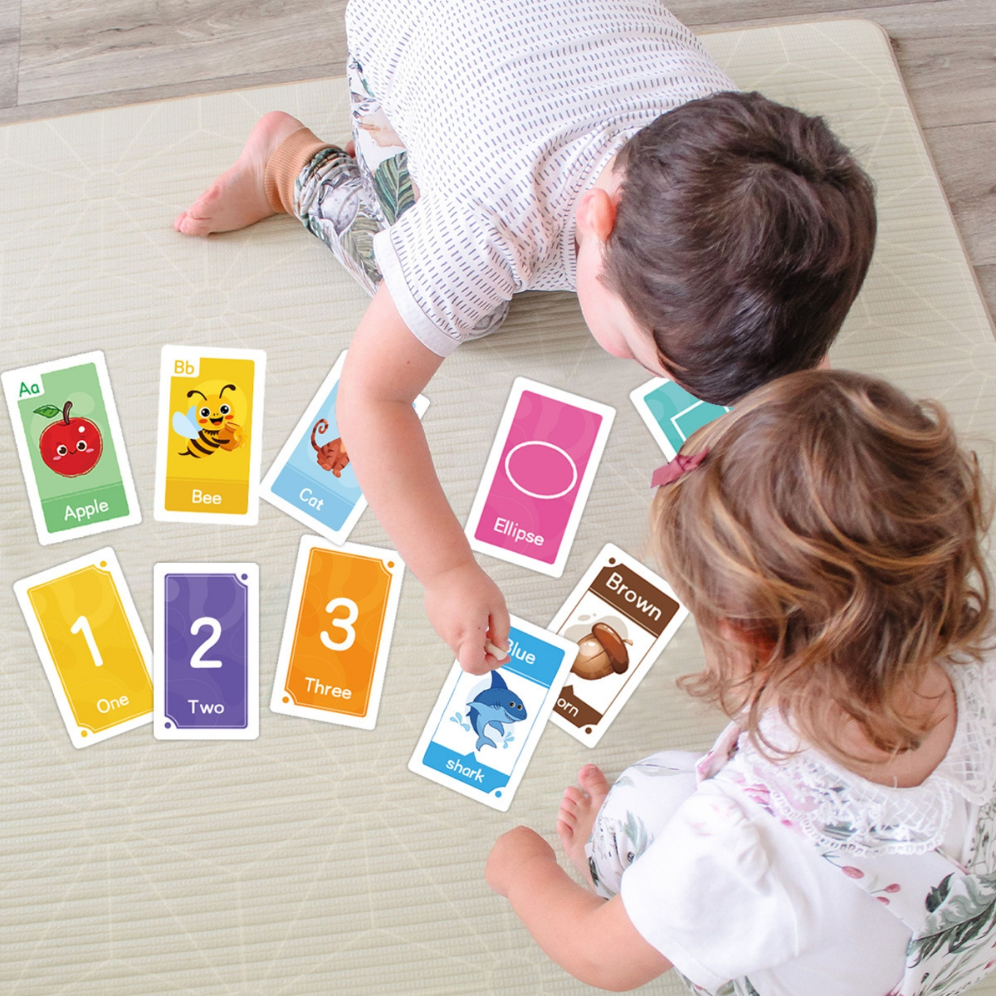 Toddler Learning Flash Cards (Letters, Numbers, Shapes & Colors, 58 Cards Set) - Image 5