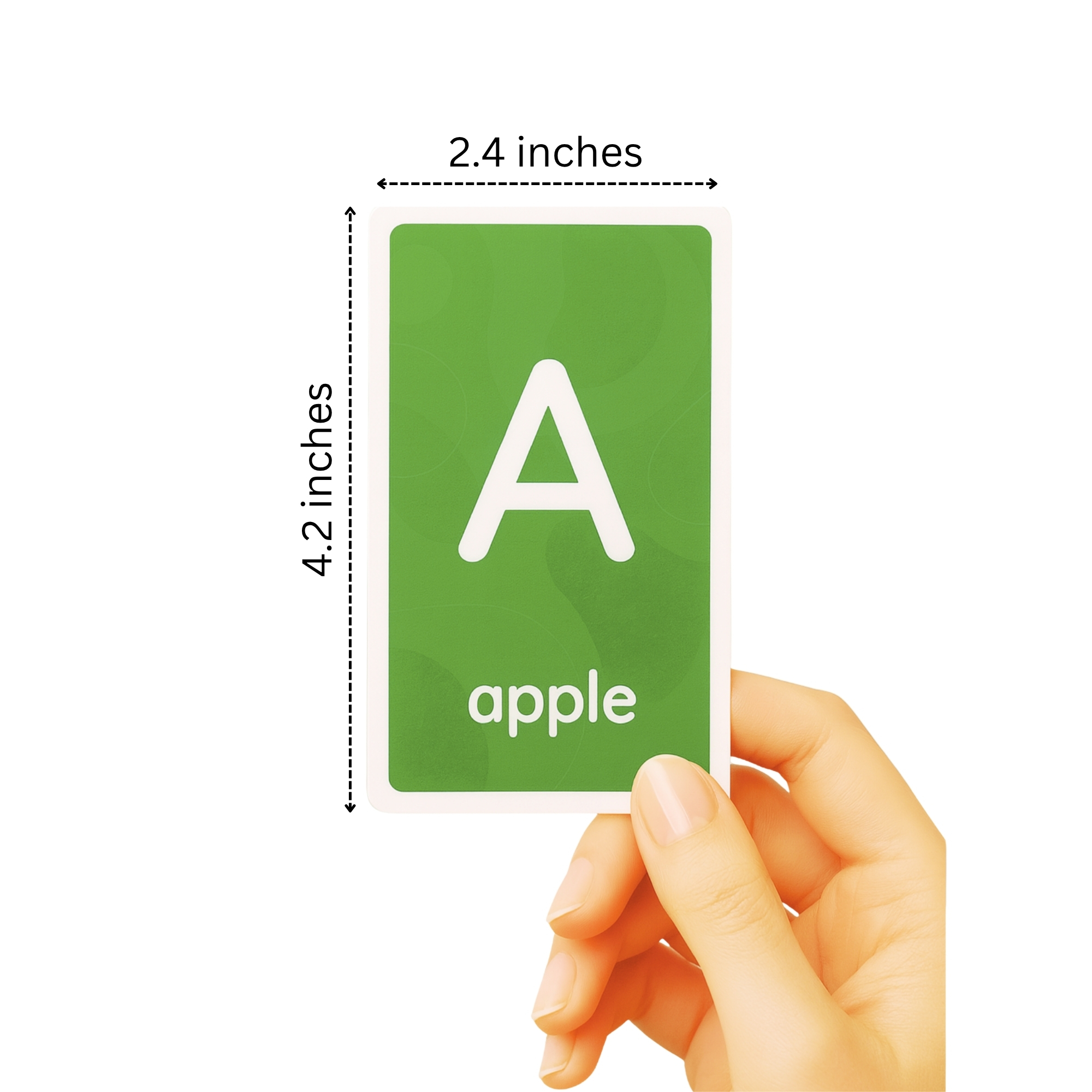 Toddler Learning Flash Cards (Letters, Numbers, Shapes & Colors, 58 Cards Set) - Image 2
